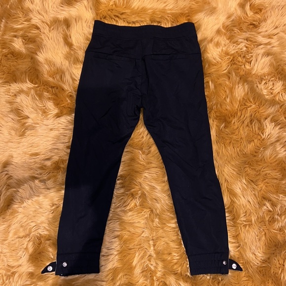 St Laurent Slit knees black unisex jogger pants Sz Large, fits small - Picture 11 of 14